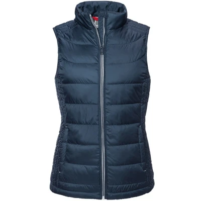 Image of Russell Athletic Womens/Ladies Nano Padded Bodywarmer (French Navy) Multicolour Size 3XL