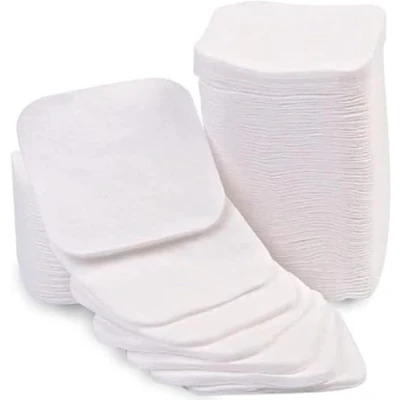 Image of KARRMA LTD. 100% Pure Cotton Pad120 Square Facial Wool Pads, White, Large, Suitable for Everyday Use
