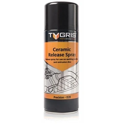 Image of Tygris 400ml Ceramic Release Boron Nitride Spray Glass, Moulds &amp; Welding (IS35)