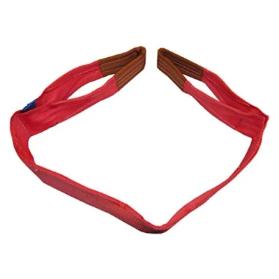Image of 5T 2M Duplex Web Sling 150MM Red Strap Hoist Lifting Strop 5000KG