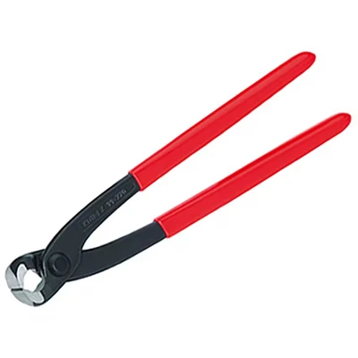 Image of Knipex Concreters&#039; Nipper (Concreter&#039;s Nippers or Fixer&#039;s Nippers) black atramentized, plastic coated 220 mm (self service card/blister) 99 01 SB