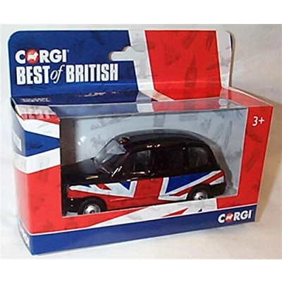 Image of Corgi best of british black london taxi car diecast model