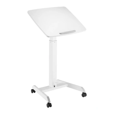Image of PROPERAV 251BP Sit Stand Workstation Cart White