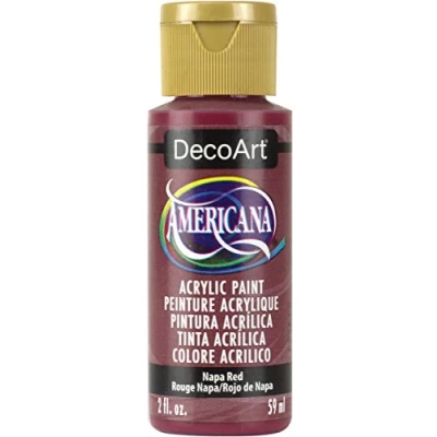 Image of DecoArt Americana Acrylic Multi Purpose Paint, Napa Red