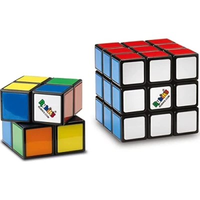 Image of Rubik&#039;s Advanced Cube Set 3 x + 2 Puzzle Game Pack of and Cubes Original Colour Matching 6064009 Children&#039;s Toy Age 8 Above
