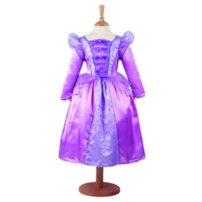 Image of amscan FTFP9 Fleece 9 11 Years Kids Florentine Princess Costume Age 1 Pc, Girls