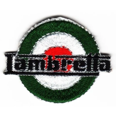 Image of Sew on Iron Embroidered Patch Badge MOD Target Italia Lambretta (Italy)
