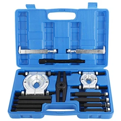 Image of FreeTec Heavy Duty 14PCS Bearing Separator Puller Set 2&quot; and 3&quot; Splitters Remove Bearings Kit