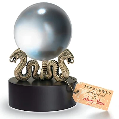 Image of The Noble Collection Harry Potter Prophecy Orb 5in (13cm) Crystal Ball Prop Replica Officially Licensed Film Set Movie Props Gifts