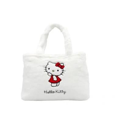 Image of CyP Brands Hello Kitty, Sanrio, Bag, Plush, Handbag, white, Official Product, Estandar, Casual