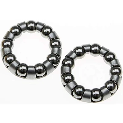 Image of Weldtite Bottom Bracket Ball Cage Bearings Silver, 1/4 Inch