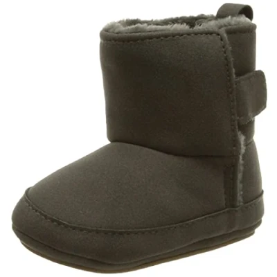 Image of Sterntaler baby booties, Boys’ Walking Boots, Grey (Eisengrau 5301711), 19/20 EU