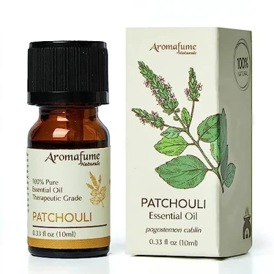 Image of AROMAFUME Patchouli Essential Oil 100% Natural, Therapeutic Grade Oils Pure, Harmonising Aromatherapy for Home Diffusers Gifts Her 10ml