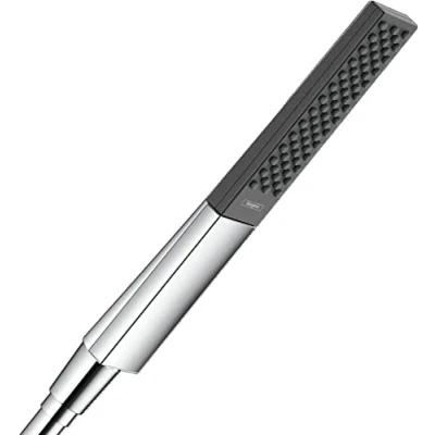 Image of hansgrohe Rainfinity Baton hand shower 100 1 Spray brushed bronze