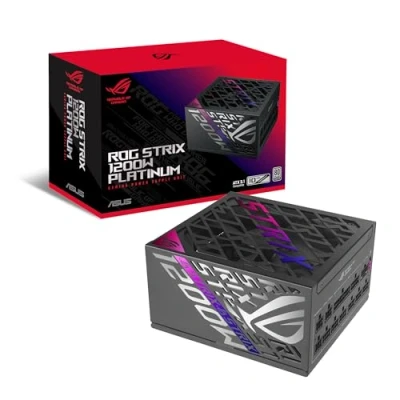 Image of Asus ROG Strix 1200W Platinum PSU, Fully Modular, 80+ Platinum, ATX 3.1, PCIe 5.0, GaN MOSFET, Intelligent Voltage Stabilizer