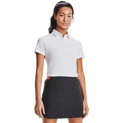 Image of Under Armour Zinger Women&#039;s Short Sleeve Polo Shirt, Womens Mens, White, S
