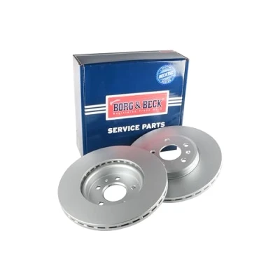 Image of Borg &amp; Beck BBD4689 Brake Disc Pair (Front): Audi A4, A5 Coupe 08
