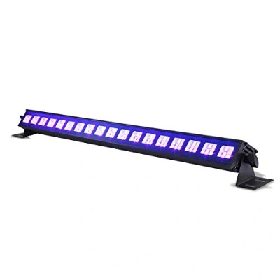 Image of LED BAR DMX Black Light UV Tube Ultraviolet Strip Lighting DJ Disco 18x3w 95cm
