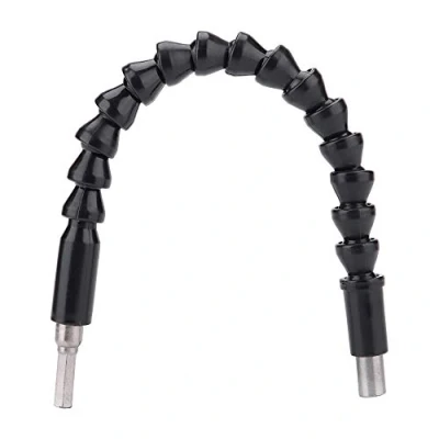 Image of Flexible Power Bits Drill Extension &amp; Screwdriver Head Set Hex Shaft Quick Connect Drive Tip with 10 Pcs