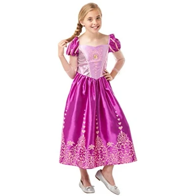 Image of Rubie&#039;s 640722L Official Disney Princess Rapunzel Gem Costume, Girls&#039;, Large (Age 7 8 years, Height 128 cm)