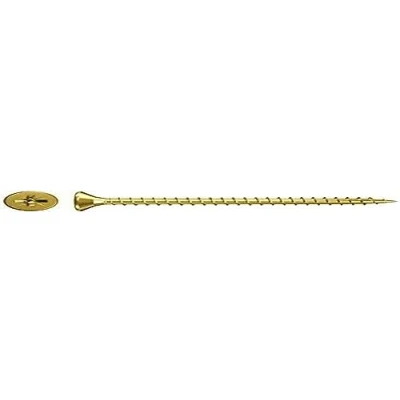Image of fischer Chipboard Screw 4.5 x 40 Countersunk Head Yellow Galvanised Full Thread Phillips PZ