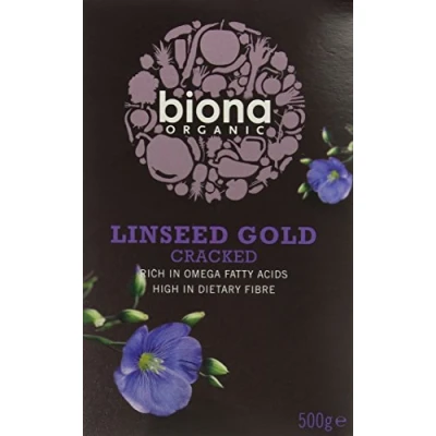 Image of Biona Organic Cracked Linseed Gold 500g