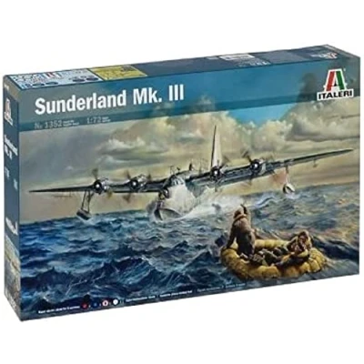 Image of Italeri ITA1352 1:72 Sunderland Mk.III Italy Model kit, Multicoloured, Mittel