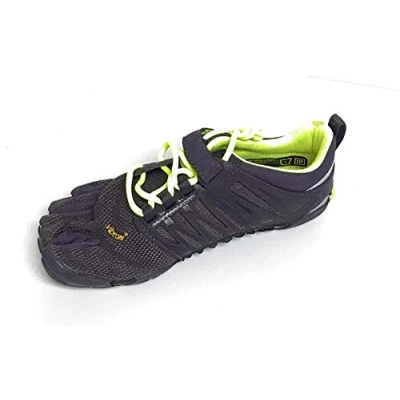 Image of Vibram FiveFingers V train, Women’s Sneakers Sneakers, Violet (Nightshade/Safety Yellow), 5.5 6 UK (37 EU)
