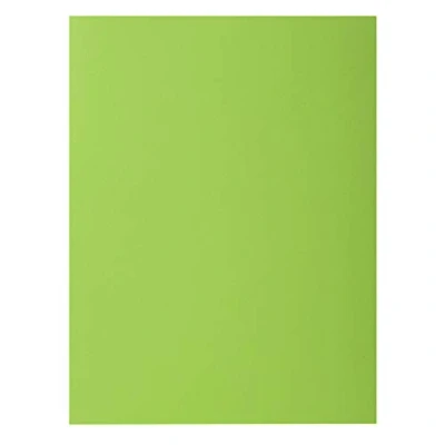Image of Exacompta Ref 807013E Rocks Square Cut Folder 220 x 310mm in Size, Suitable for Holding A4 Documents, 80gsm Coloured Paper Mint Green Colour (Pack of 30)