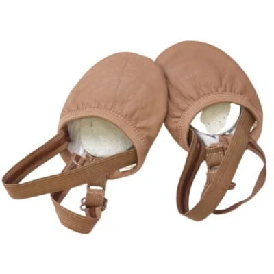 Image of Silky Dance Leather Half Sole Shoe Natural Available Size UK 2 10 (Natural, UK_Footwear_Size_System, Adult, Women, Numeric_Range, Medium, Numeric_9, Numeric_10)