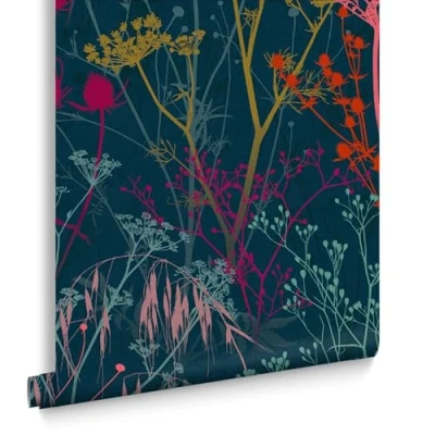 Image of Clarissa Hulse Summer Border Rainbow Wallpaper