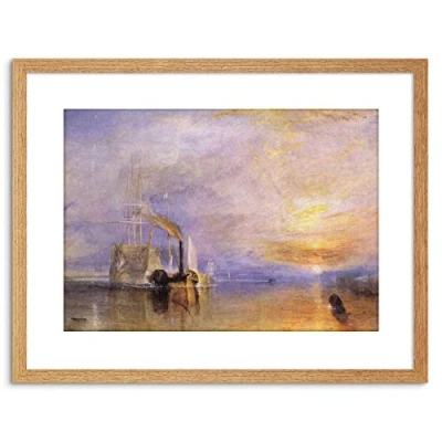 Image of Wee Blue Coo Painting Turner Deception Old Master Framed Wall Art Print