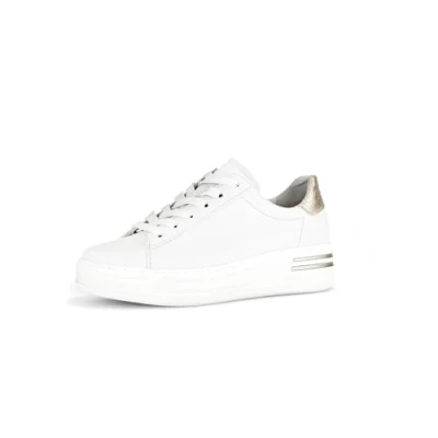 Image of Gabor Keystone Womens Trainers 4.5 UK Off White Lea