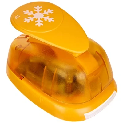 Image of Artemio Lever Punch 3.5 cm Snowflake #2, Orange