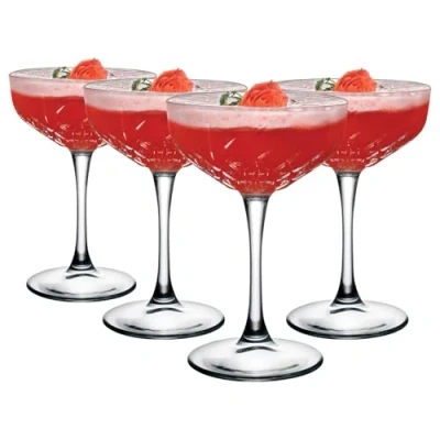 Image of 255ml Timeless Glass Champagne Saucers By Pasabahce