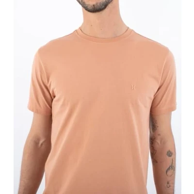 Image of Hurley Mens M Low Tide Tee T Shirt, Phantom Rose, L EU