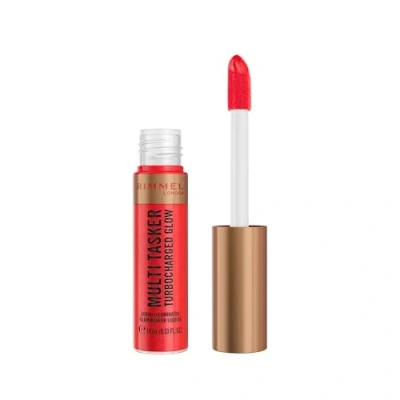 Image of Rimmel Multi Tasker Turbocharged Glow, 003 Main Character, Liquid Face Illuminator, Light Reflecting Pearls, Luminous, Healthy Vitamin C &amp; E, Vegan Formula, 10ml