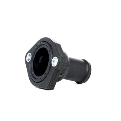 Image of 026121144A, 026121144E, 026121145, 026121145E, 037121144A Coolant Flange FEBI BILSTEIN 12410 Plastic Cylinder Head with seal VOLKSWAGEN: Scirocco II