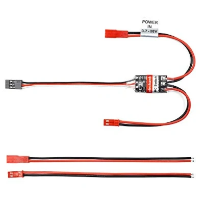 Image of RC Remote Controlled AUX on/Off Electronic Switch Relay for Car Truck Boat LED Light Drone (8A)