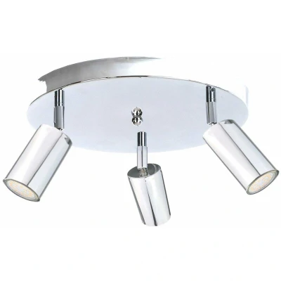 Image of Eye Ceiling Spotlight Clusters Silver, 30cm, 3x GU10
