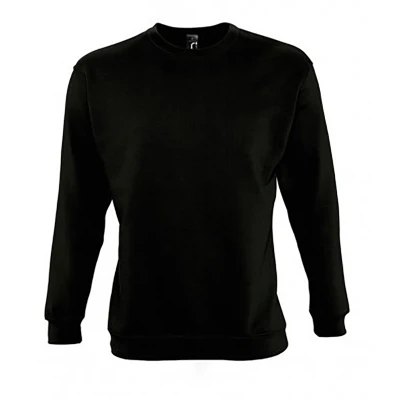 Image of SOLS Mens Unisex Supreme Sweatshirt (Black) Size X Small