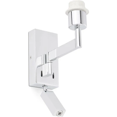 Image of Artis 1 Light Indoor Reading Wall Chrome Shade Not Included, E27