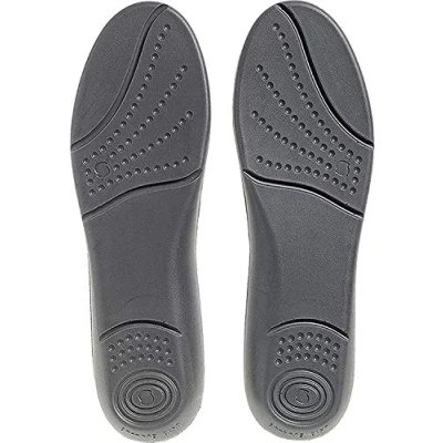 Image of Cushion and Step Insoles White/Grey Size 3 4