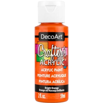 Image of DecoArt Acrylic Paint, Bright Orange, 59ml