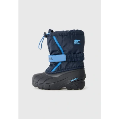 Image of Sorel Flurry Boot Snow, Collegiate Navy, Atmosphere, 8 UK Child