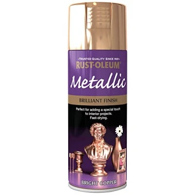 Image of Rust Oleum AE0120003E8 400ml Brilliant Metallic Bright Copper