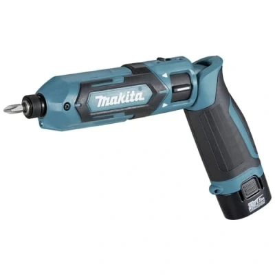 Image of Makita TD022DSE 7.2V Pencil Impact Driver Complete with 2 x 1.5 Ah Li Ion Batteries And Charger Supplied In A Carry Case