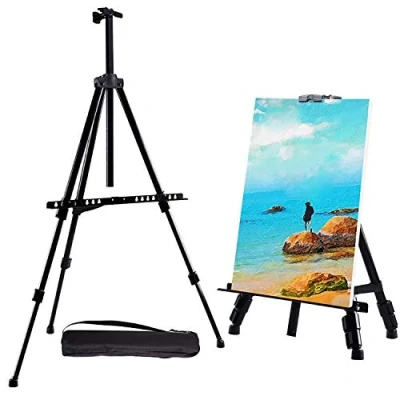 Image of Artist Painting Easel Display Stand Adjustable Tripod Drawing Board Art Sketch