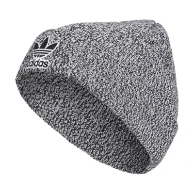 Image of adidas Originals Trefoil Beanie, Black white/Black/White 23, One size
