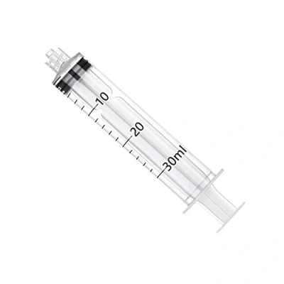 Image of 1 Pack 30ml Luer Lock Syringe, Plastic Syringes with Tip No Needle for Scientific Lab